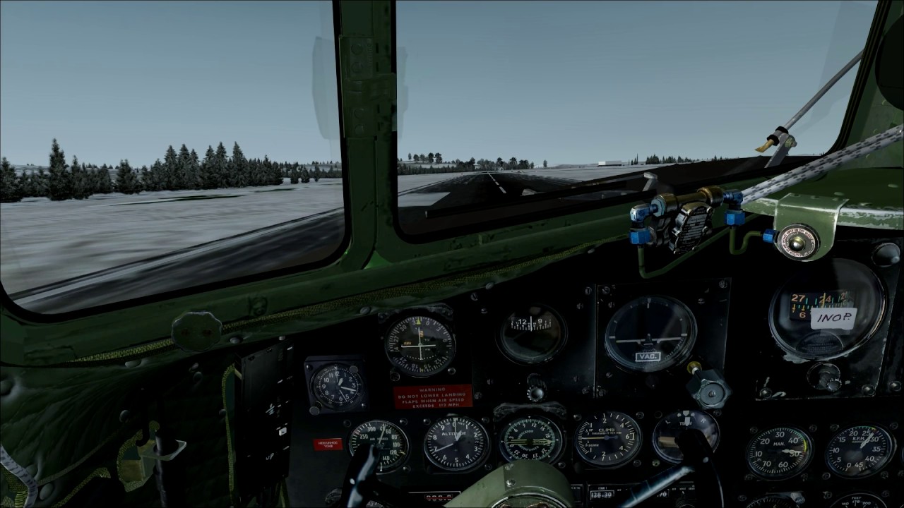 First full flight in the beautiful C-47R V3.12 by Manfred Jahn Buffalo Airways FSX ORBX