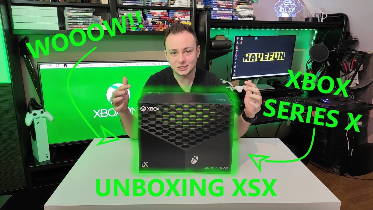 XBOX SERIES X - unboxing ! Rozpakowanie XSX ! 🔥🔥🔥