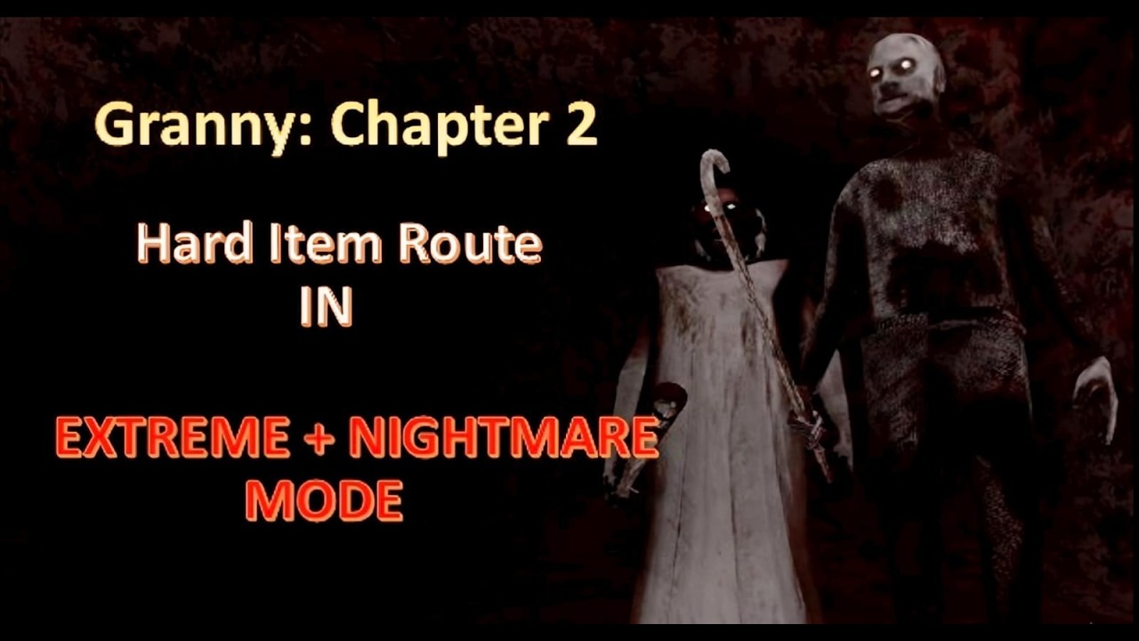 Granny Chapter-2 (ENHANCED) BOAT ESCAPE in Extreme Mode (Hard Item Route)