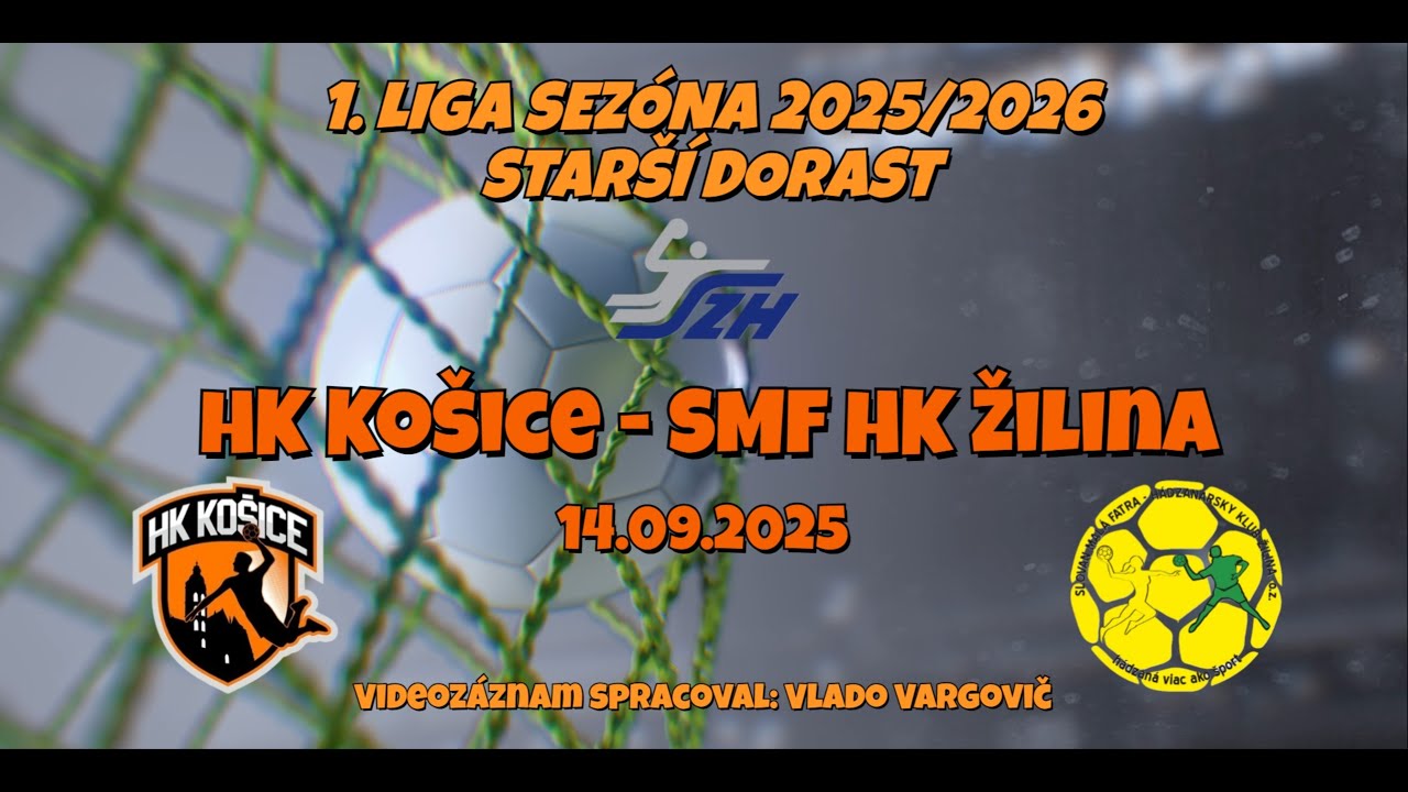 HK Košice vs. SMF HK Žilina, Starší dorast 14.09.2025 / Celý zápas /