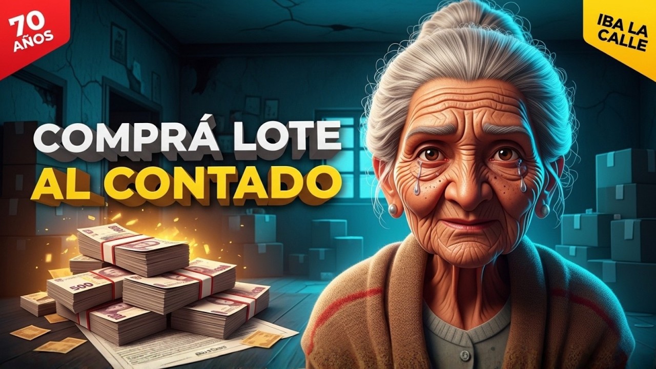 Cómo una ABUELA de 70 Años usó su Pensión y COMPRÓ UN LOTE de Contado