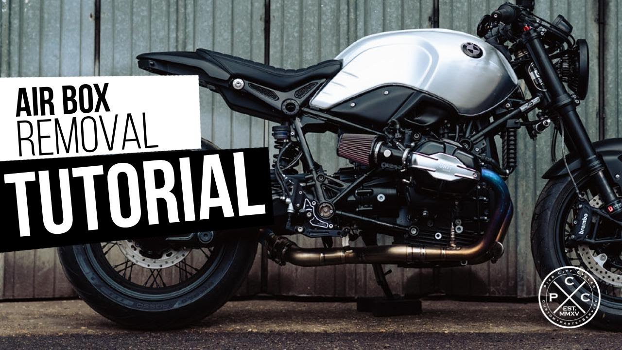PIER CITY CYCLES TUTORIAL - BMW R9T Air Box Removal