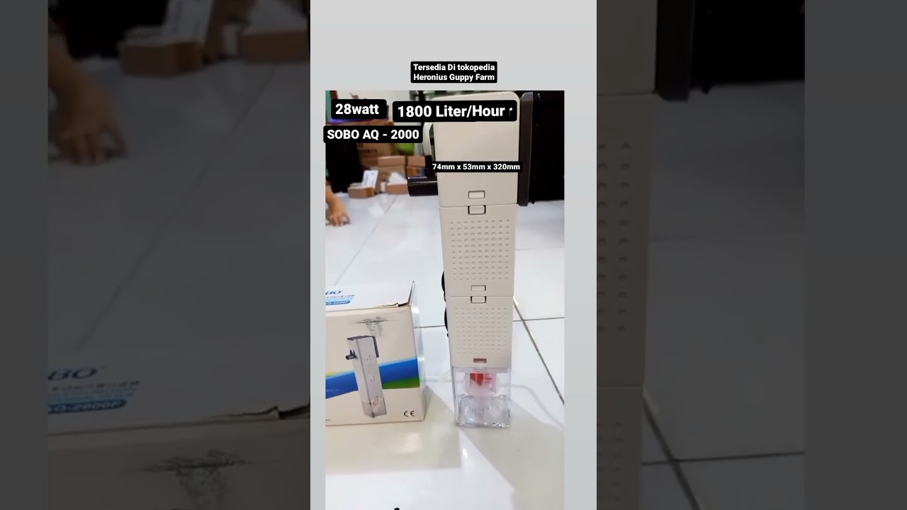 SOBO Internal Filter Premium Quality!!!Strong banget, cocok banget untuk tank ukuran  #explore