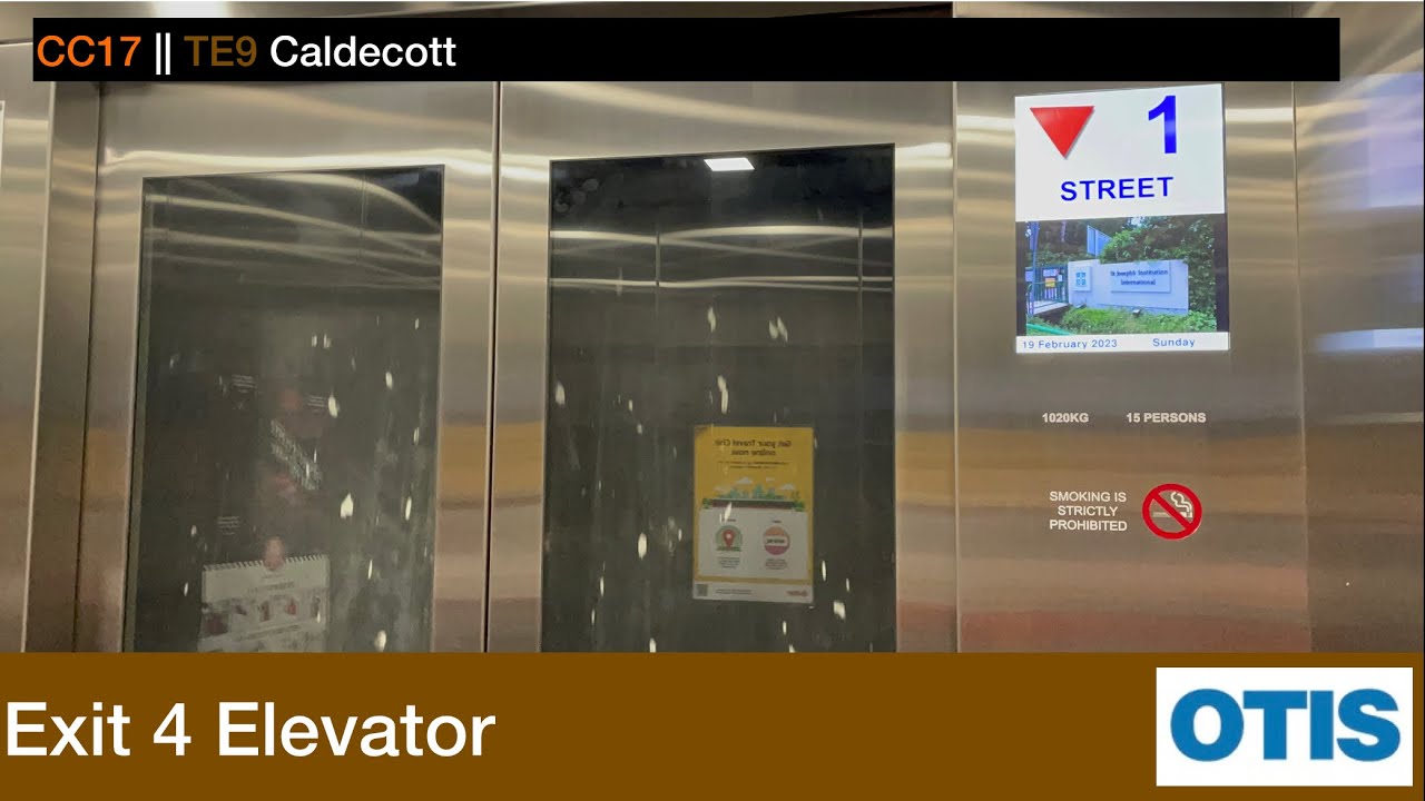 Caldecott MRT Station || Otis Elevator (Exit 4)