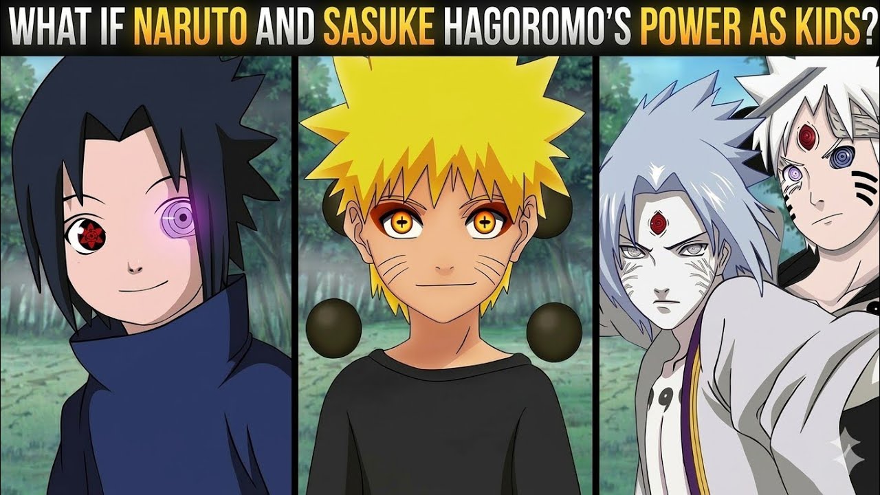 (full Story) WHAT IF NARUTO & SASUKE  HAGOROMO’S POWER AS KIDS