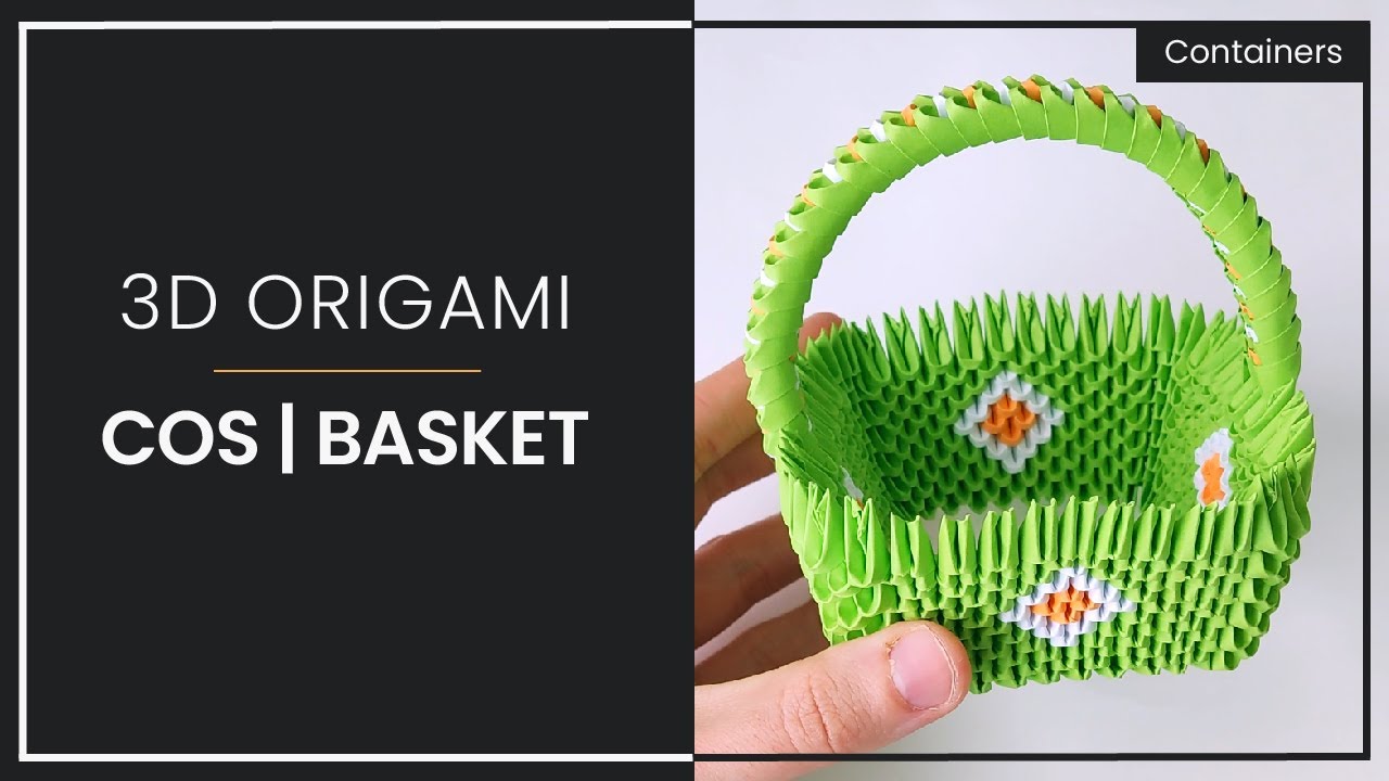 3D ORIGAMI | COSULET | DIY TUTORIAL | 4K