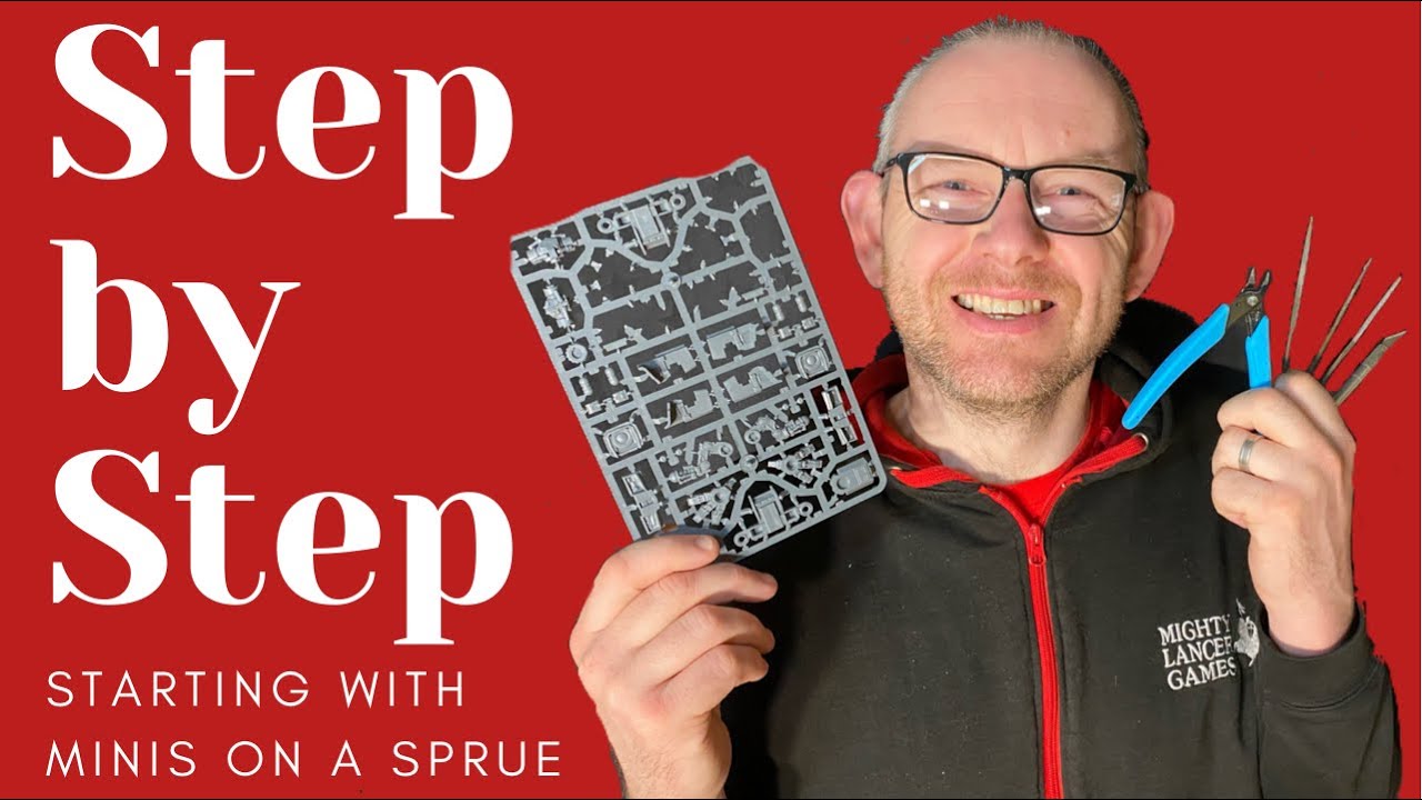 Step By Step Guide | How To Start With Miniatures | Cutting From The Sprue & Cleaning Up Your Minis