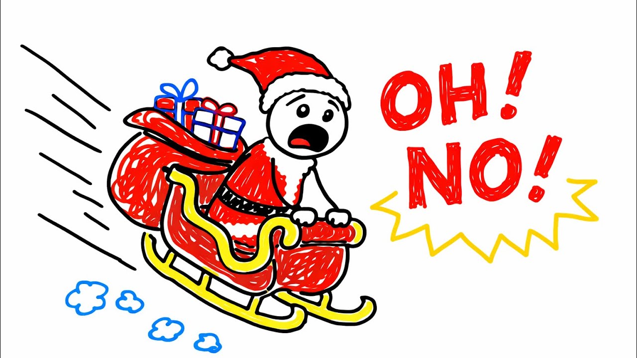 How Fast Must Santa Fly So His Sleigh Doesn’t Fall?