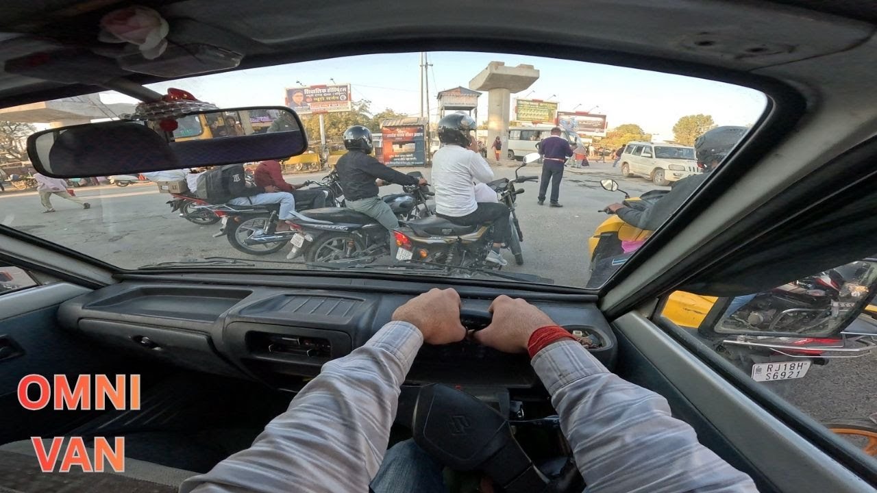 Driving omni van on Highway Traffic POV