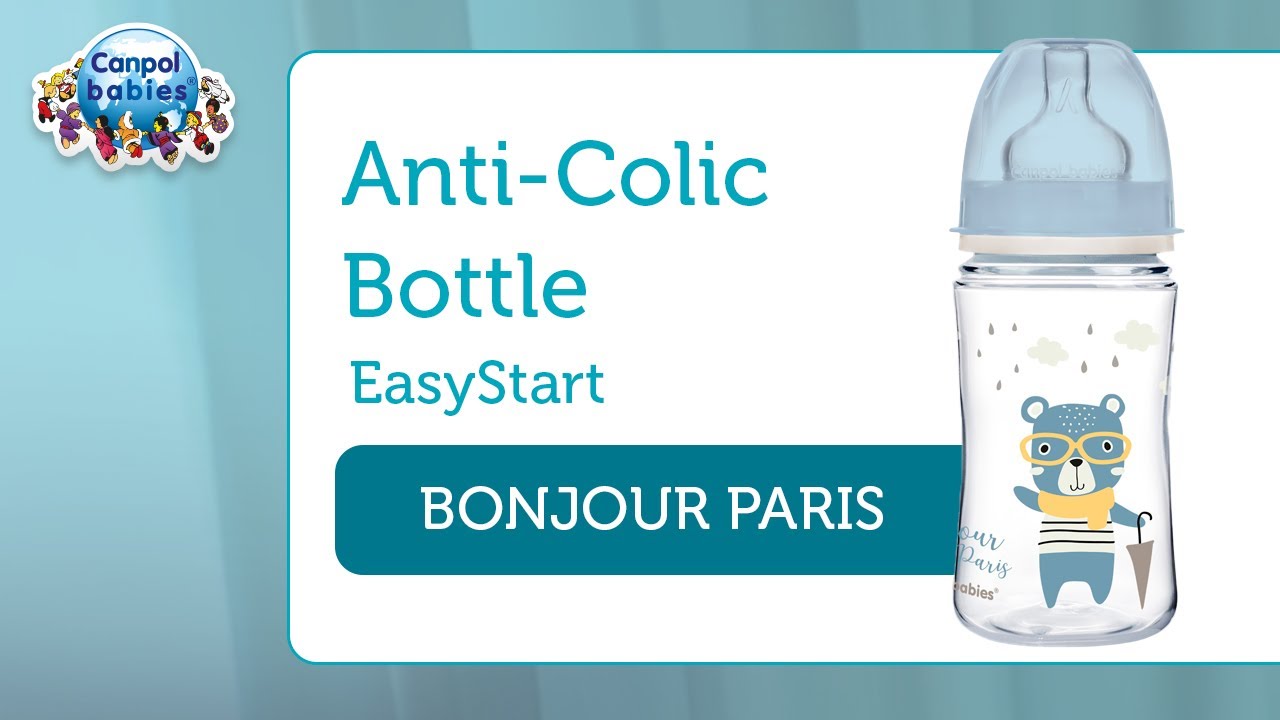 Anti-colic Bottle EASY START Bonjour Paris - Canpol babies ✅