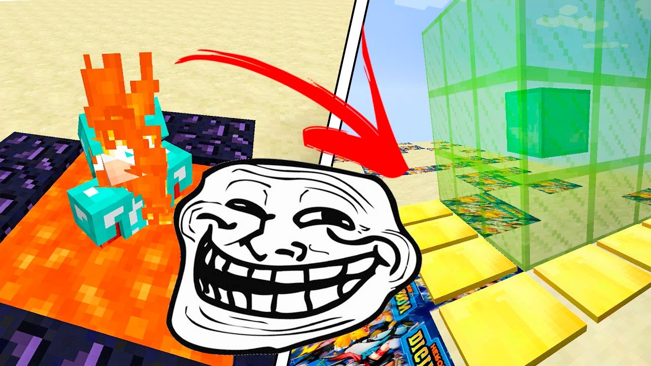 CUBAO LUCKY BLOCK : TROLL TELEPORTE PARA LAVA!! (MINECRAFT TROLL)
