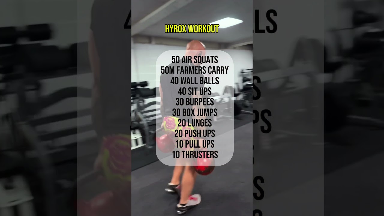 Quick HYROX Workout That Will Leave You Breathless