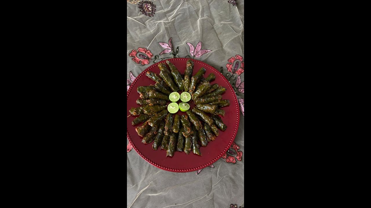Stuffed Grape Vine Leaves the Egyptian way