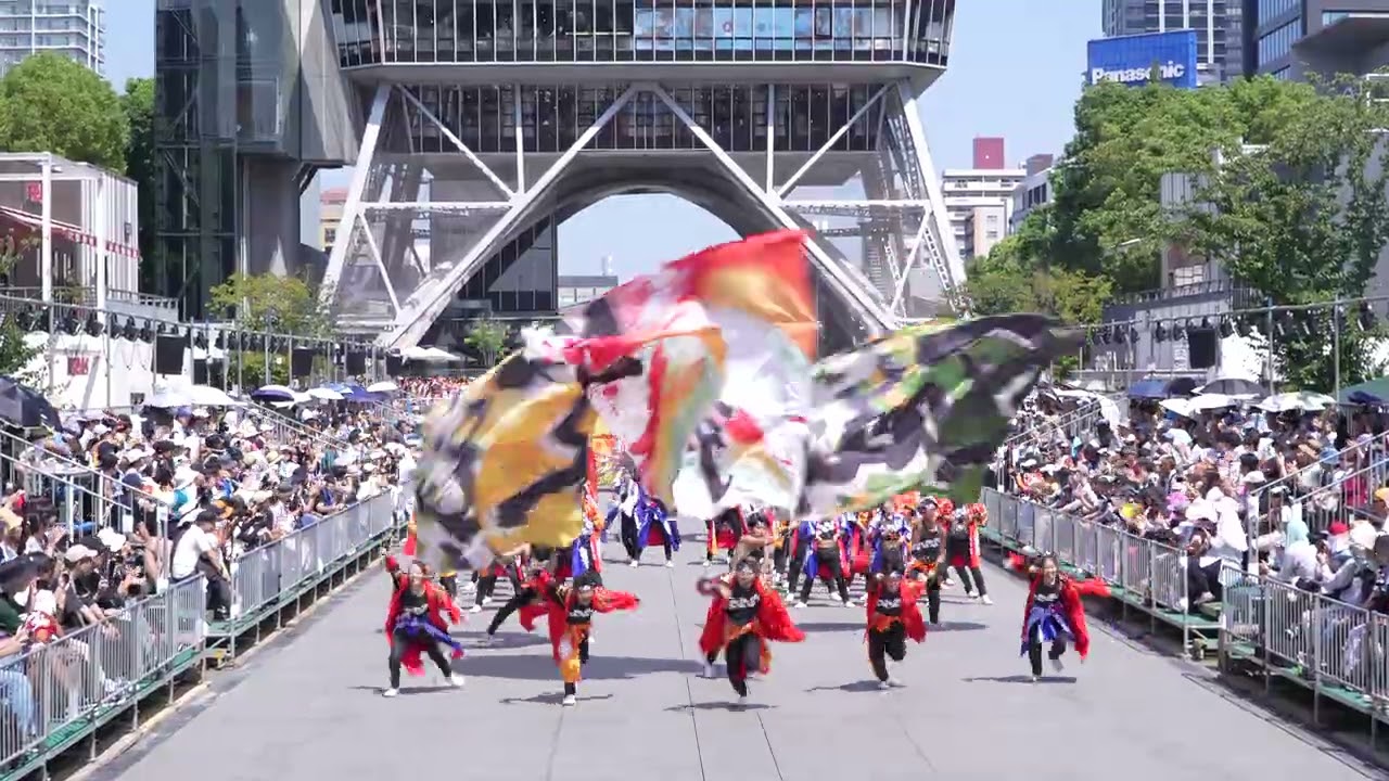 [4K] 笑舞（第27回 にっぽんど真ん中祭り day1 2025 /テレビ塔パレード会場)