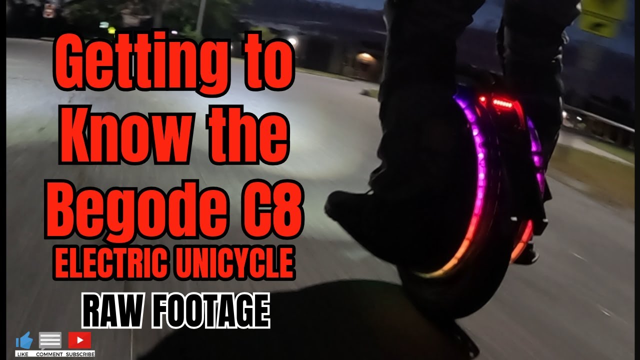 Getting to Know the Begode C8 50S | Wobbly Start, Killer Lights (RAW FOOTAGE)