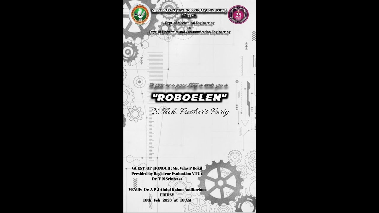 ROBOELEN | FRESHER'S DAY | VTU BELAGAVI