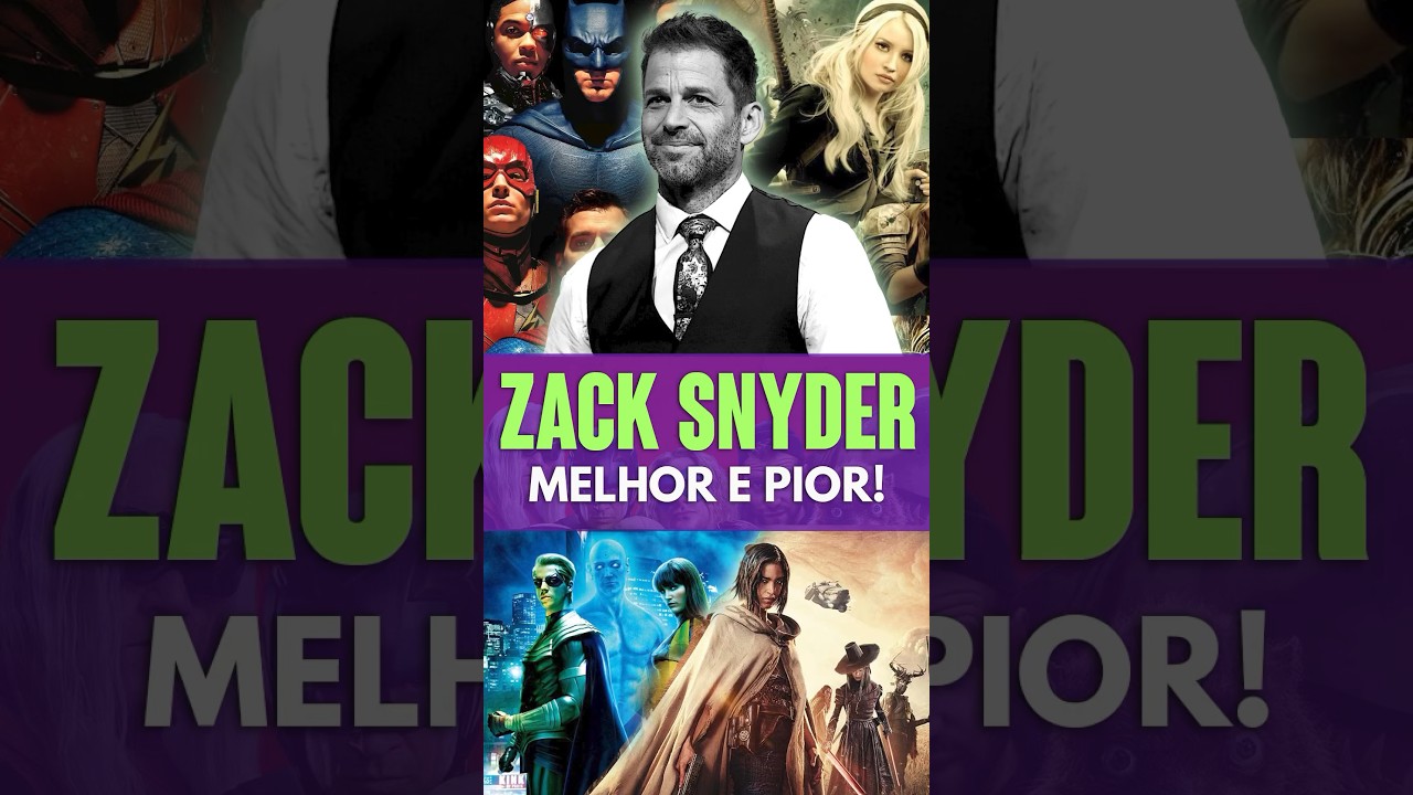 ZACK SNYDER: DO PIOR AO MELHOR! #zacksnyder #top10 #rebelmoon #watchmen #justiceleague #cinema