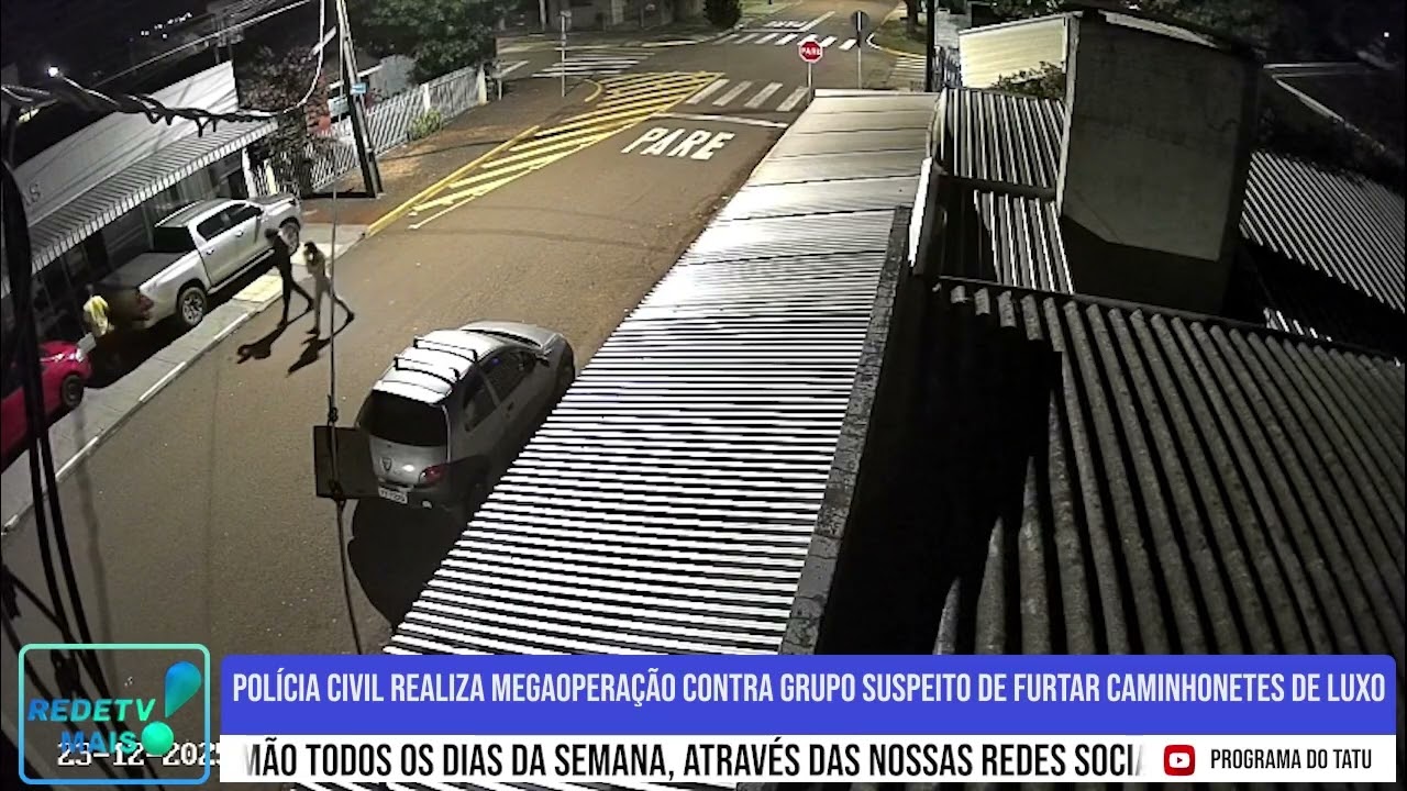 Polícia Civil realiza megaoperação contra grupo suspeito de furtar caminhonetes de luxo