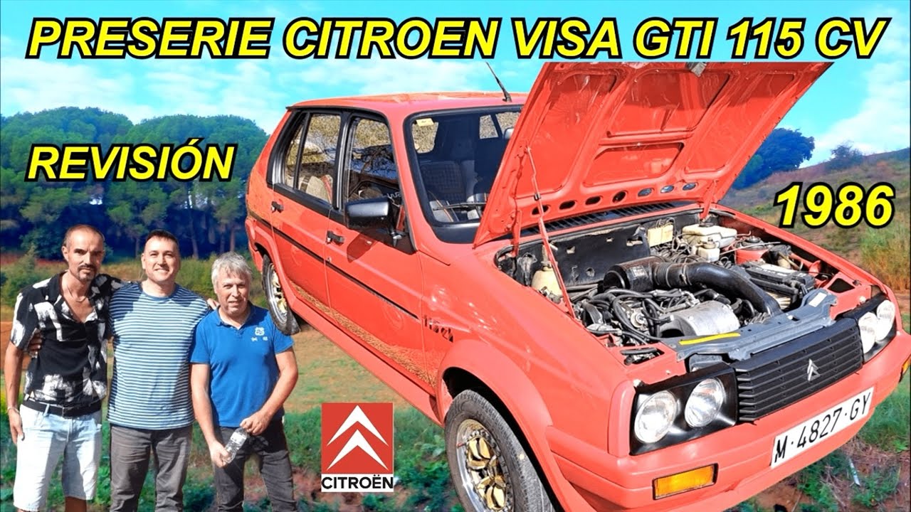 ⛽Citroen Visa GTI 115 CV. Primeros preserie de Vigo. Revision detallada. #citroenvisa