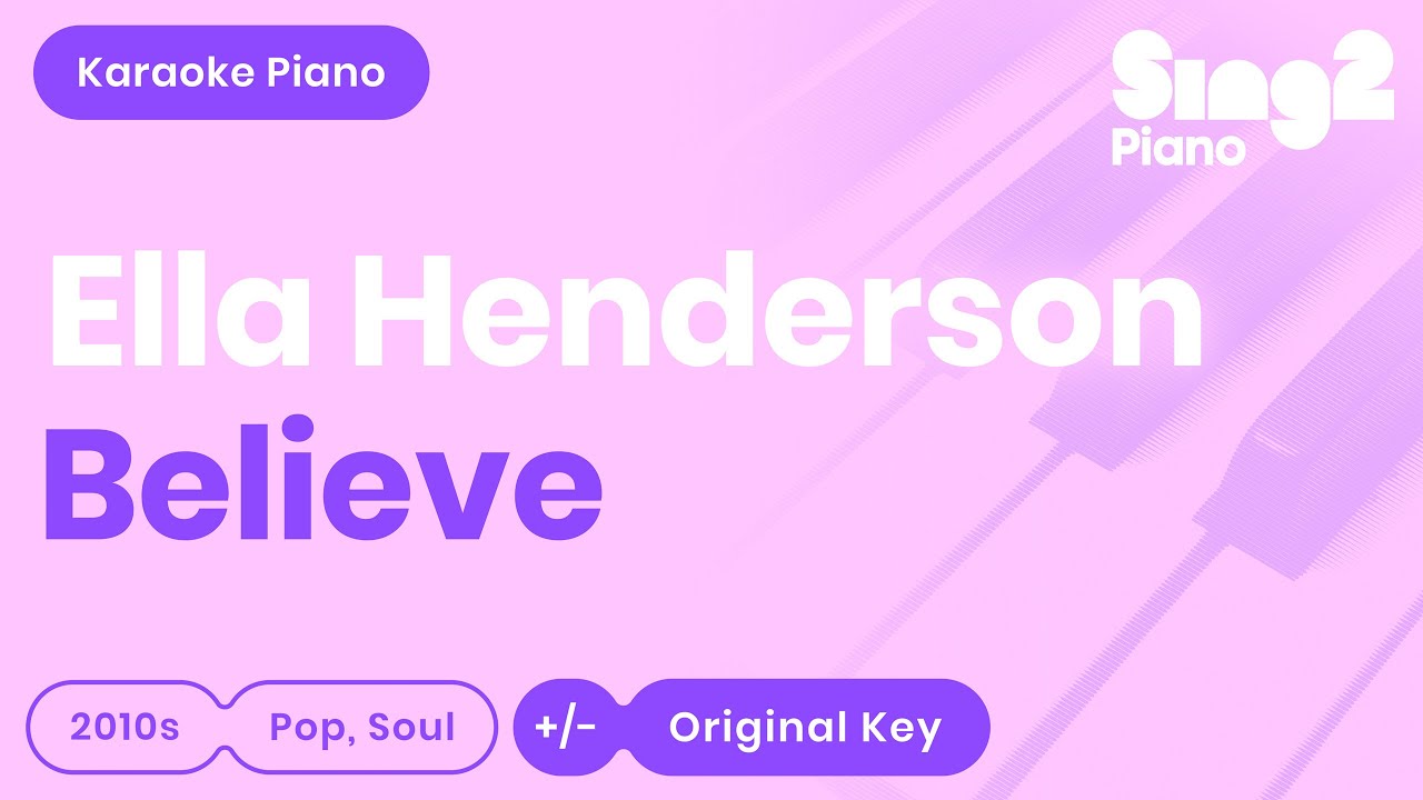 Cher - Believe (Piano Karaoke)
