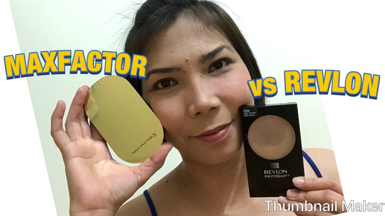 REVLON vs MAXFACTOR powder foundation