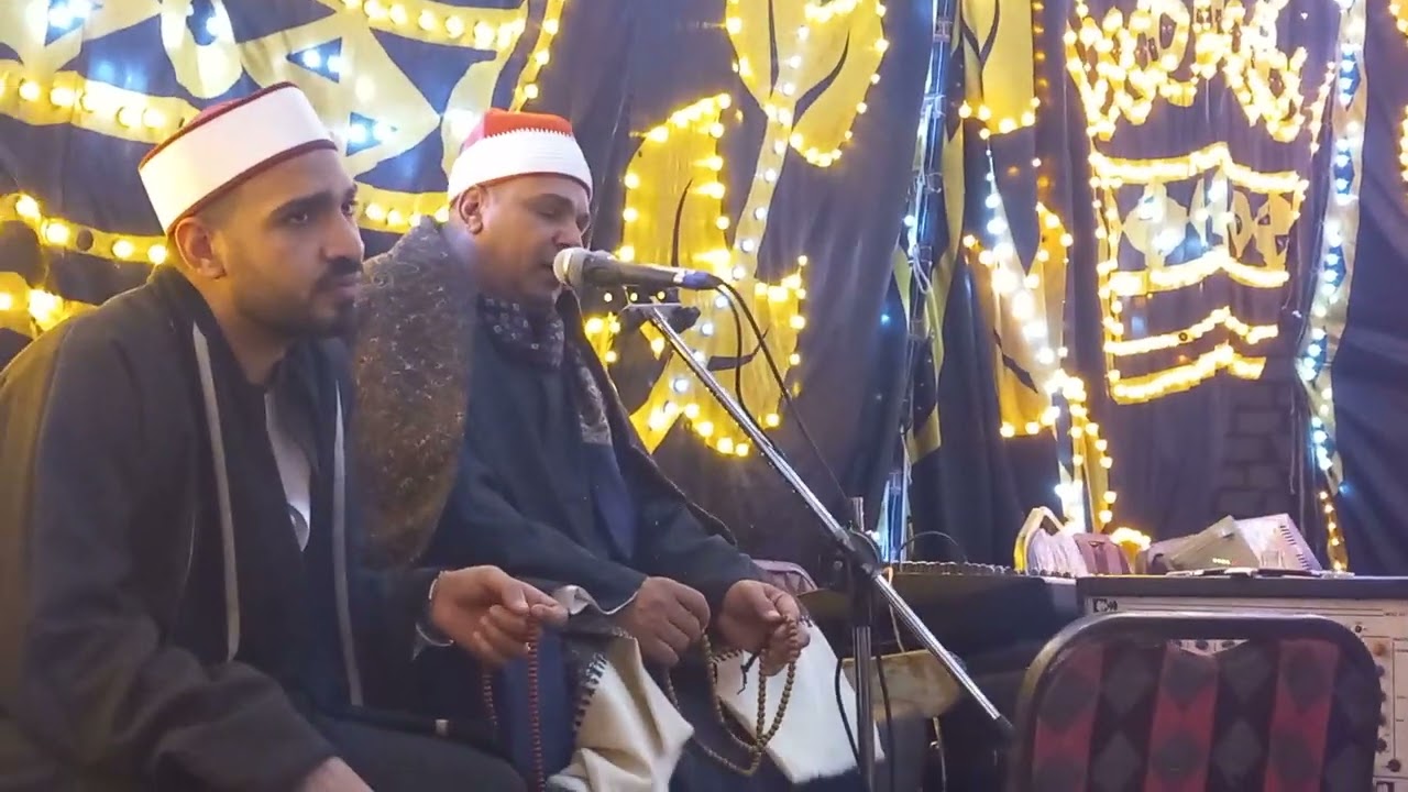 الشيخ احمد رشدي الديروطي يزلزل قريه ببلاو ليله عقيقه بمنزل الحاج عادل ابو سليم