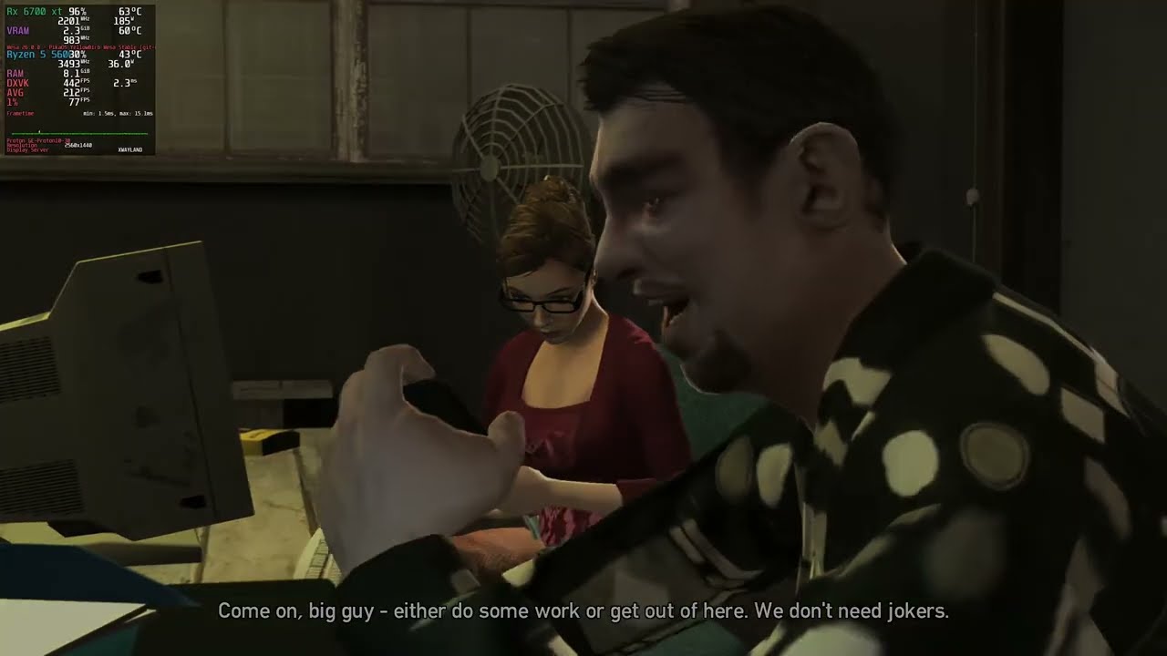 Grand Theft Auto IV rx 6700 xt 1440p Defaults and max settings