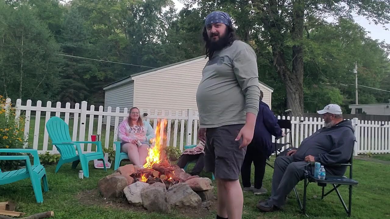 A family WEEKEND AWAY.  Campfires, carrying on, and Nick dancing for us!  Labor Day weekend Part 2