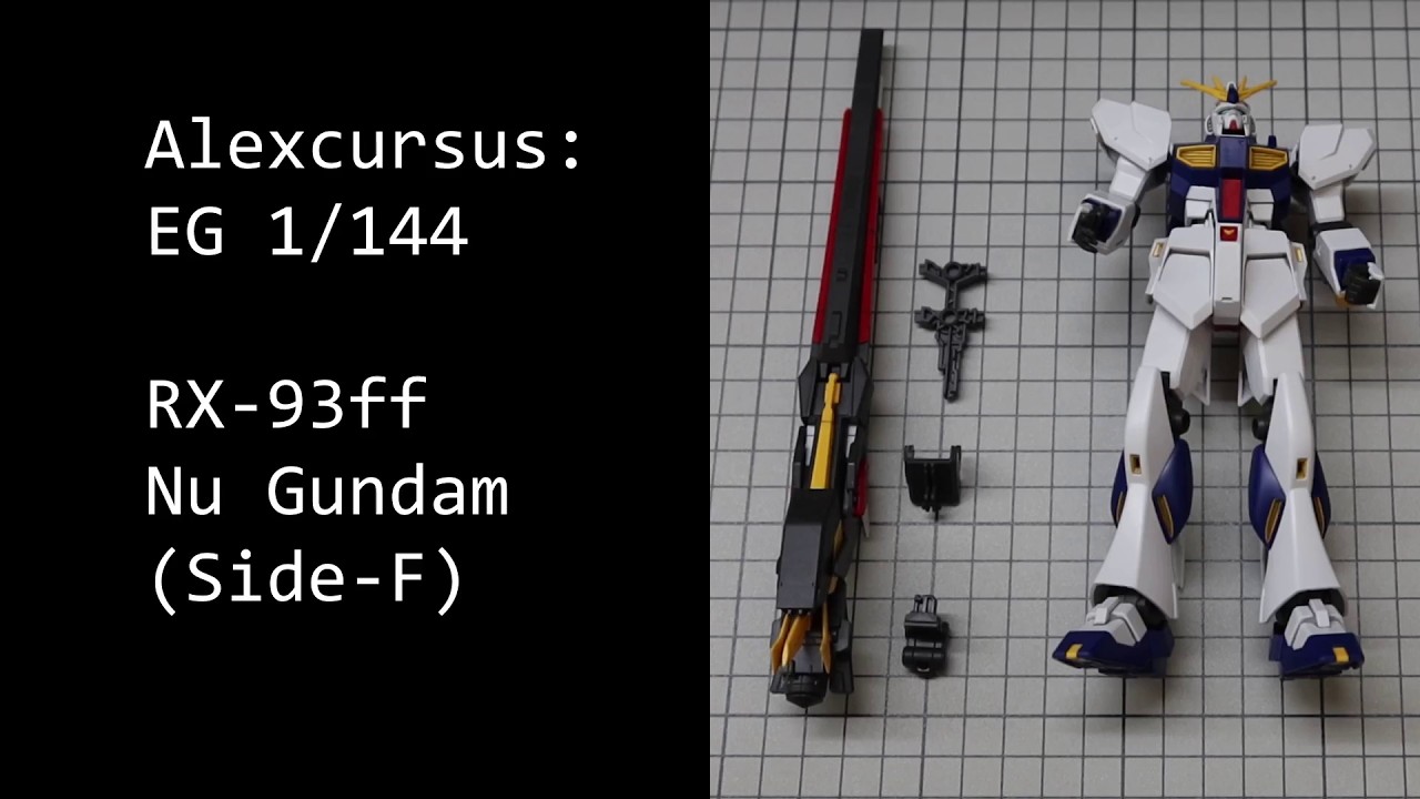 RX-93ff ν Gundam (Side-F) EG 1/144 : Long Long Funnel