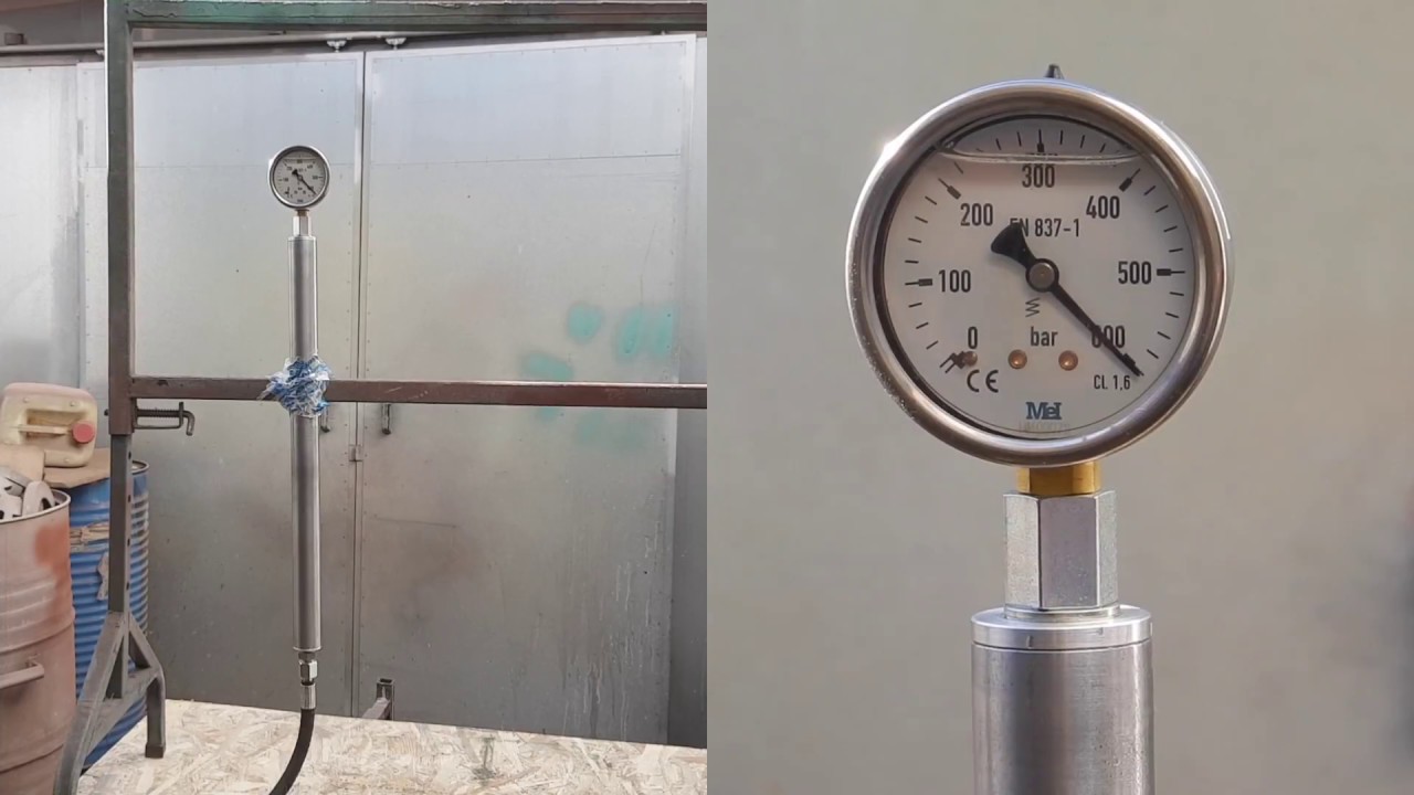 Prueba de presión en depósitos LOBO AirGuns [PRESSURE TEST]