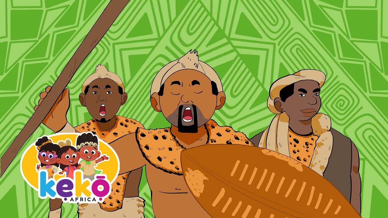 🎵⚔️ Zulu Warrior Dance Song (The Spirit of the Zulu Nation) | Keko Africa Original Song for Kids 🌍✨