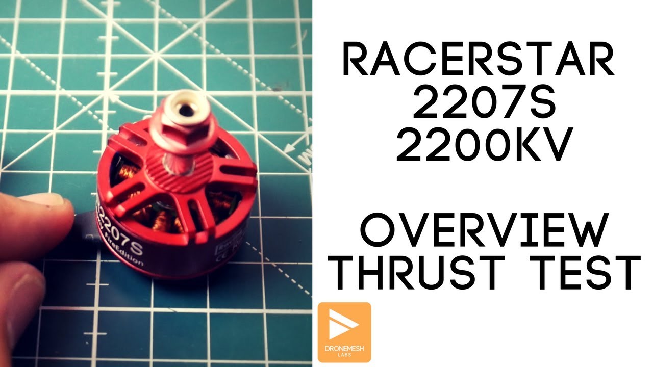 Awesome New Budget Racerstar Motors 2207s 2200kv // Overview Thrust Test