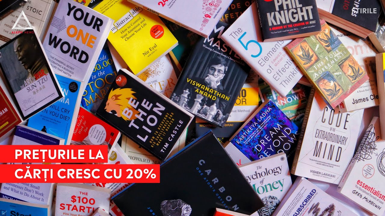 Prețurile la cărți cresc cu 20%