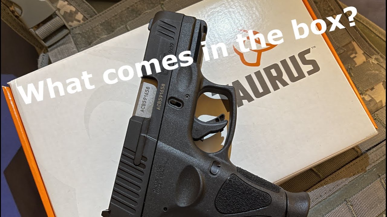 Распаковка Taurus G3C