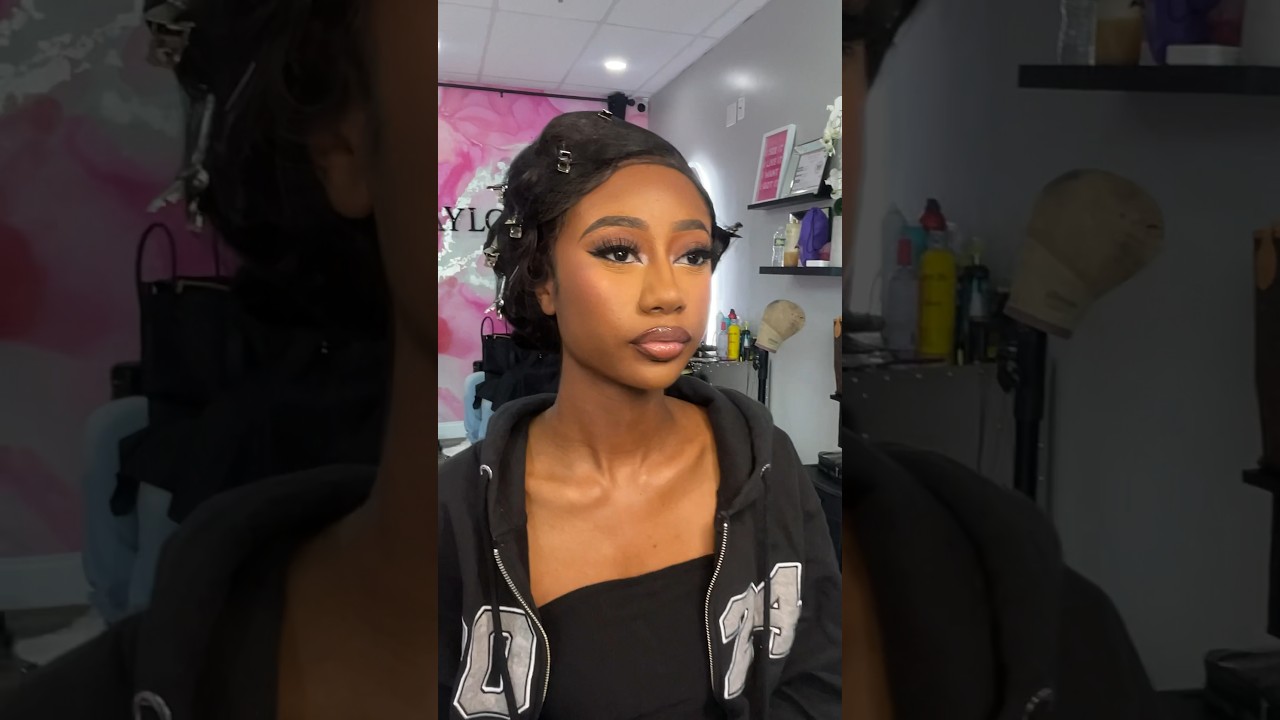 A Beautiful Before and After Prom Glam💄