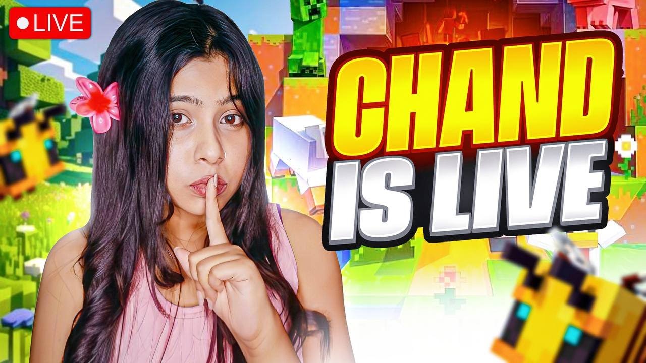 🔴 LIVE | Girl Playing Minecraft First Time 🌸#MinecraftLive#MinecraftGirl#GirlGamer