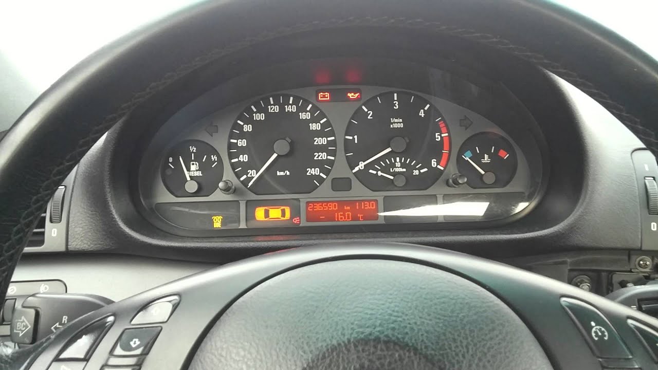 BMW e46 320d 136hp cold start -16 šalto užvedimas