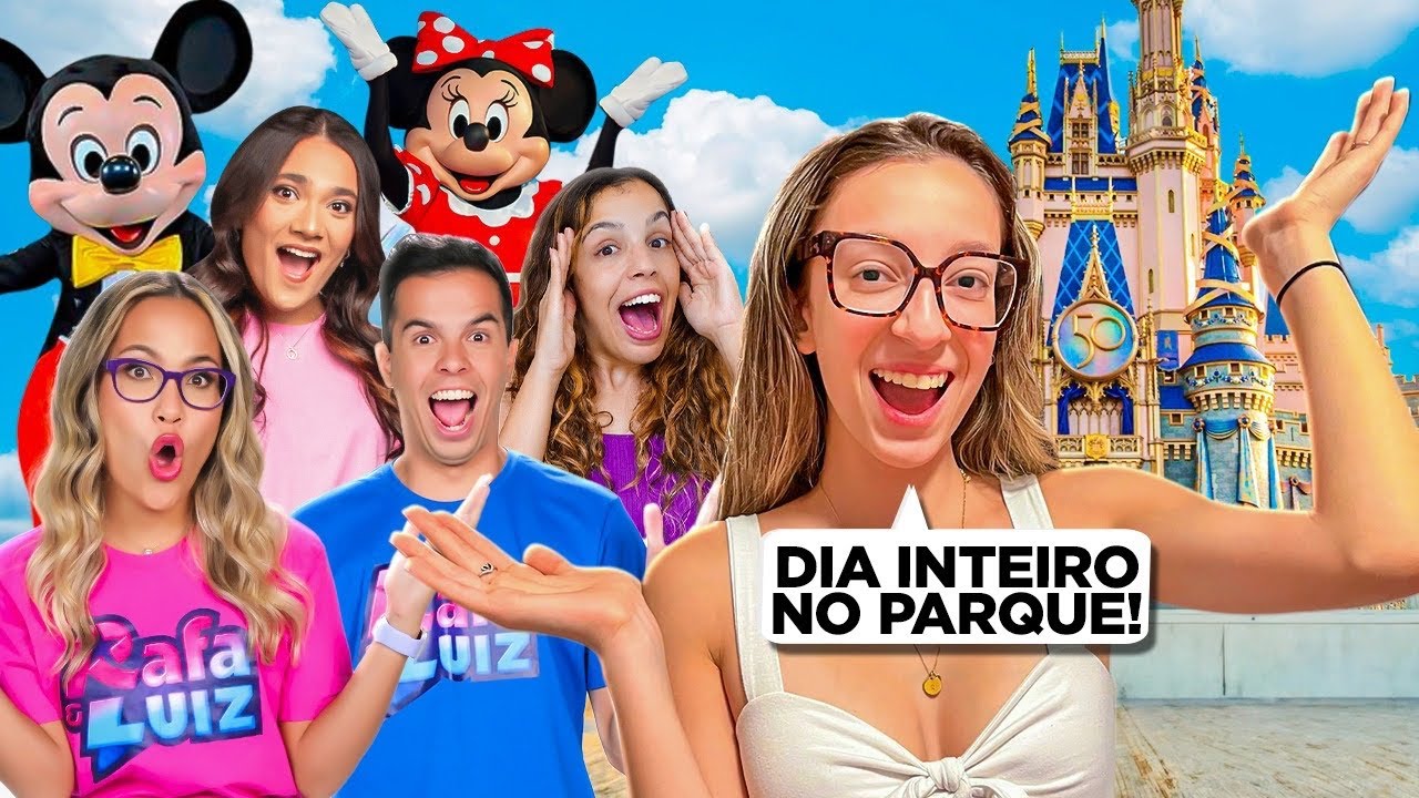 O DIA INTEIRO NO PARQUE DOS EUA COM JULIANA BALTAR, STEPHANY, RAFA E LUIZ