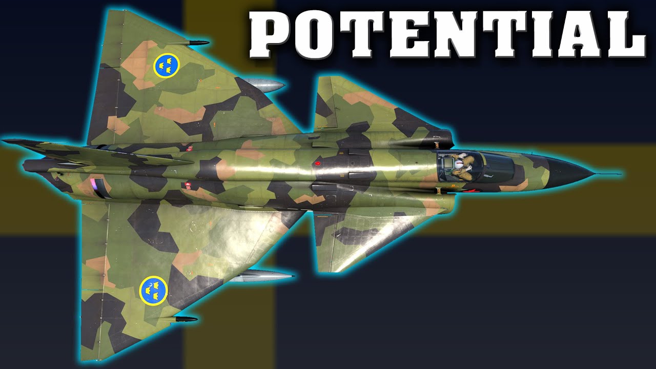 **MACH 1.2 MONSTER!** Why the **AJ 37 Viggen** is The Fastest, Most Underrated 10.7 Fighter
