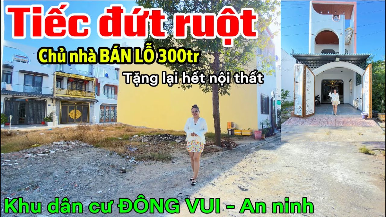 😢Chủ nhà BÁN LỖ 300tr TIẾC LẮM nhưng đành vậy- KDC đông vui sát đường lớn Pháp lý sạch SHR hoàn công