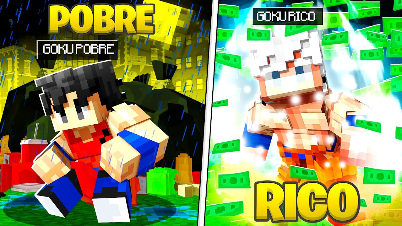RICO VS POBRE DO GOKU no Minecraft!
