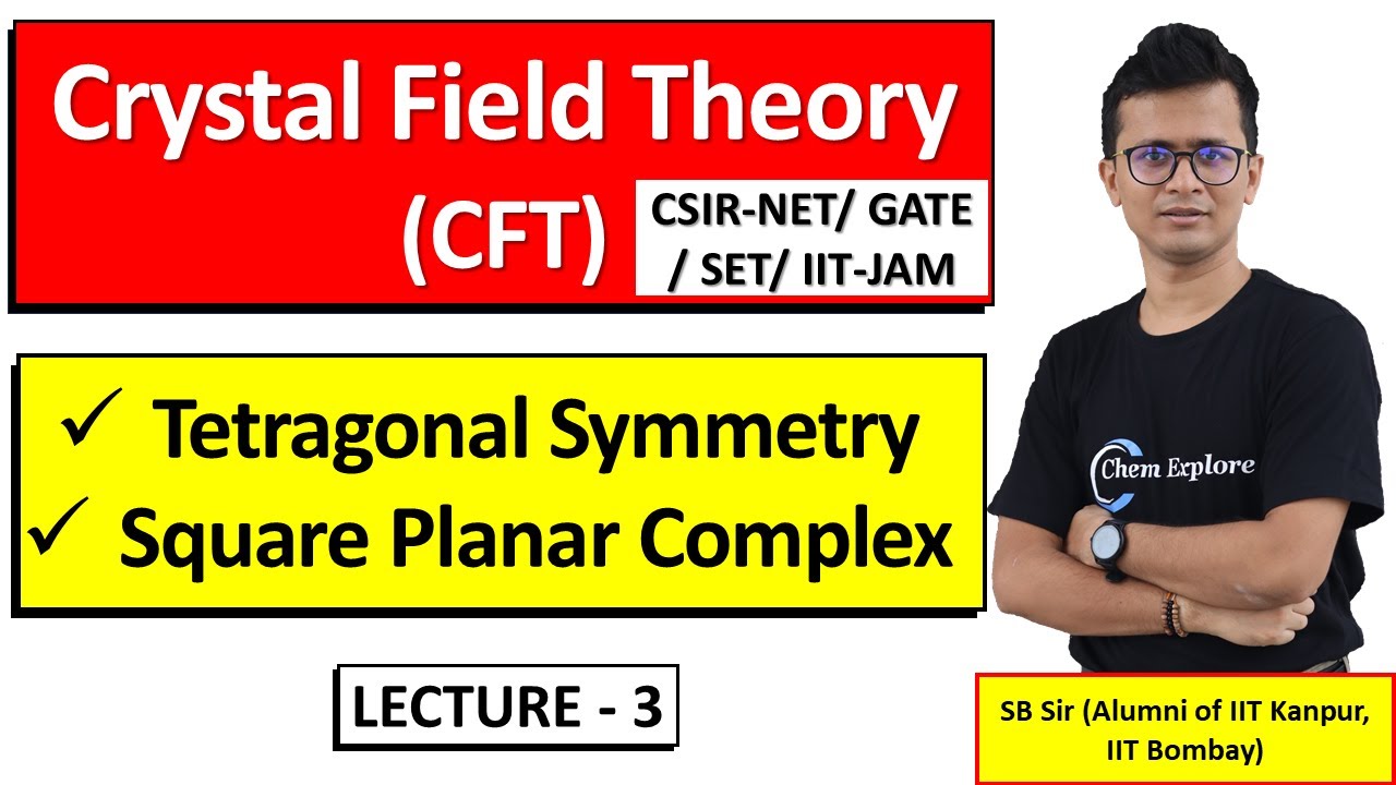 Tetragonal Symmetry: Square Planar Complexes | Crystal Field Theory (CFT) Chemistry | NET GATE JAM