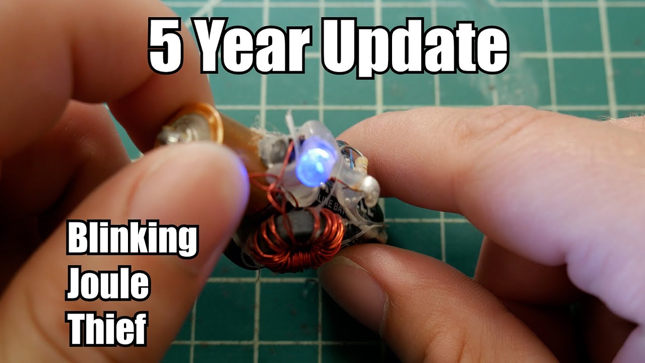 Blinking Joule Thief: 5 Year Update