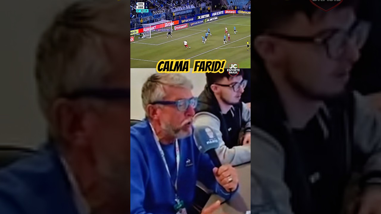 FARID SURTA COM GOL DE EMPATE DO BRAGANTINO SEGUNDOS DEPOIS DO GOL DO GREMIO!😂