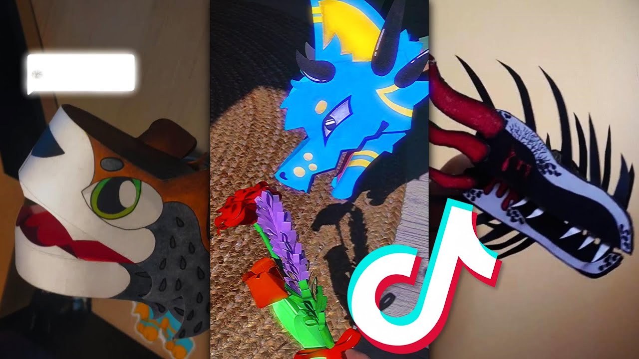 😱THE AMAZING Paper Dragon 🔥Puppet TikTok Compilation #60