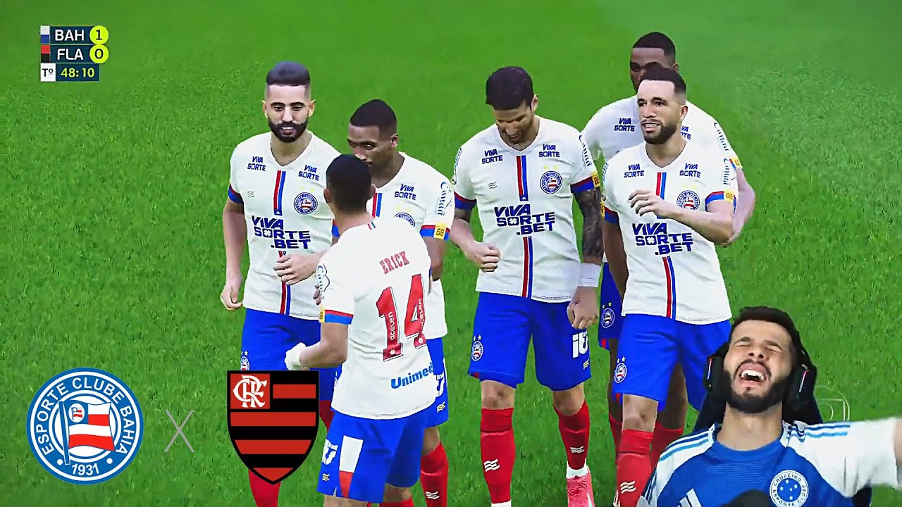 RAFÃO USOU O BAHIA PARA DERROTAR O FLAMENGO NO PES 2025!