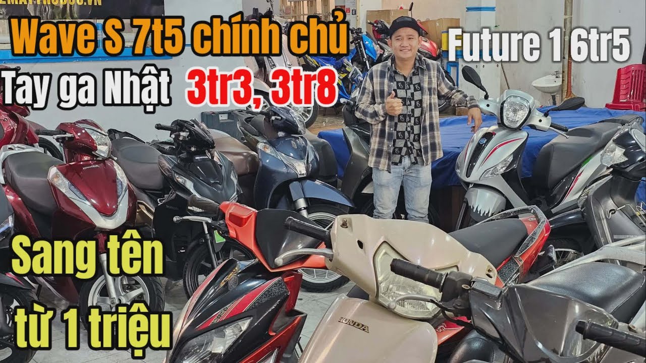 HonDa Future 1 6tr5, Wave S Chính chủ từ 7tr5, sang tên từ 1tr ,THANH LÝ LUÔN Novo4 3tr8, Novo3 3tr3