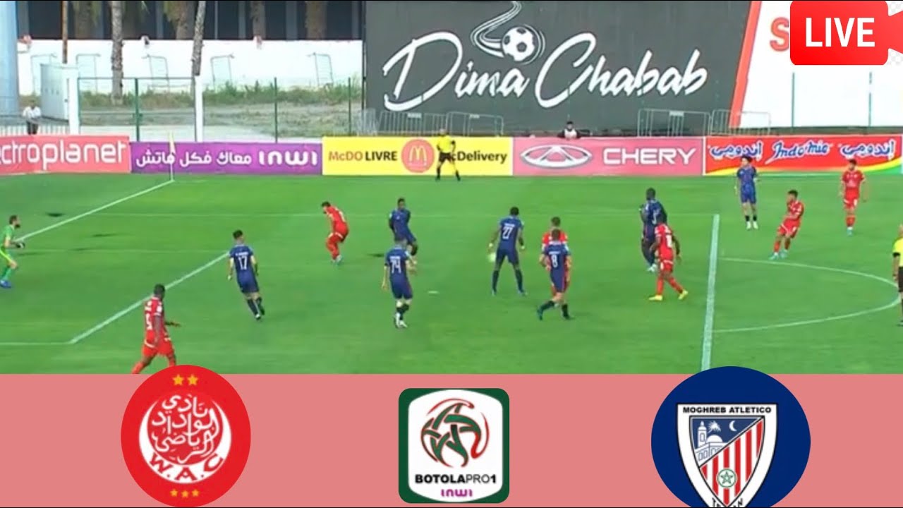 🔴🔴LIVE:Wydad Casablanca VS MAT Tetuoan | Botola Pro League Round Two 24/25 |Match Analytics &Preview