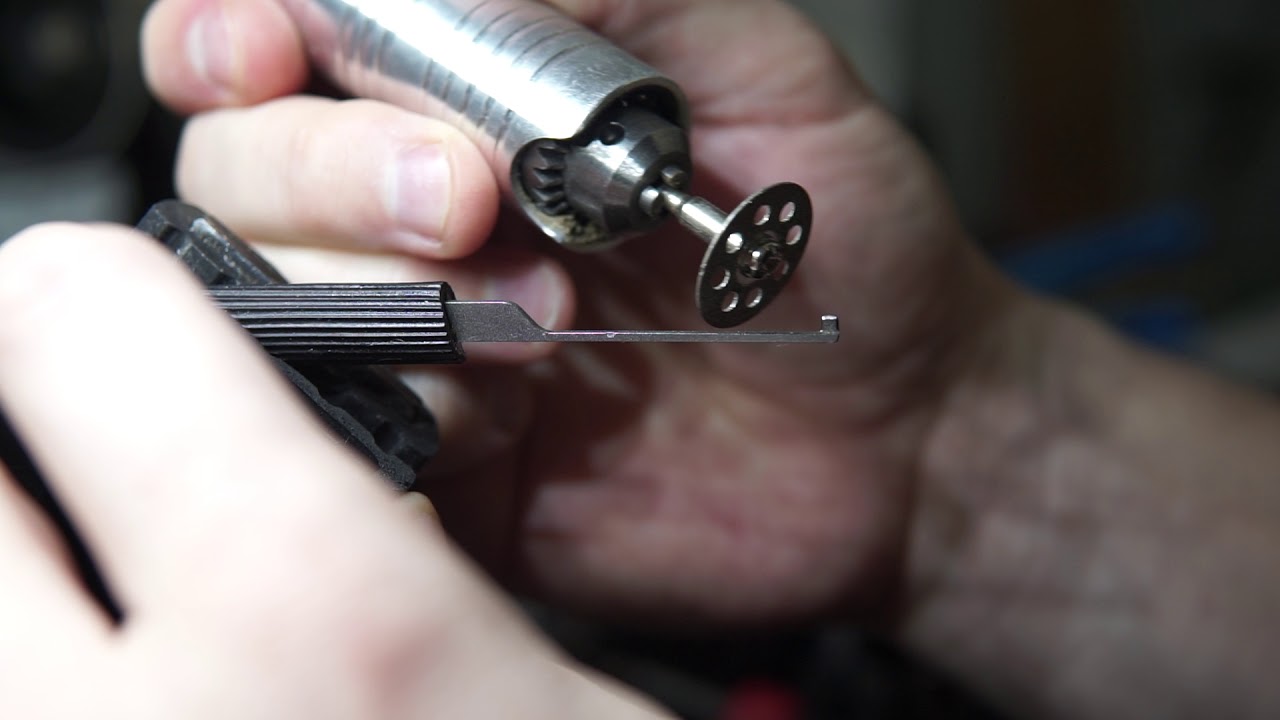 Dimple Pick Shaping - Dremel