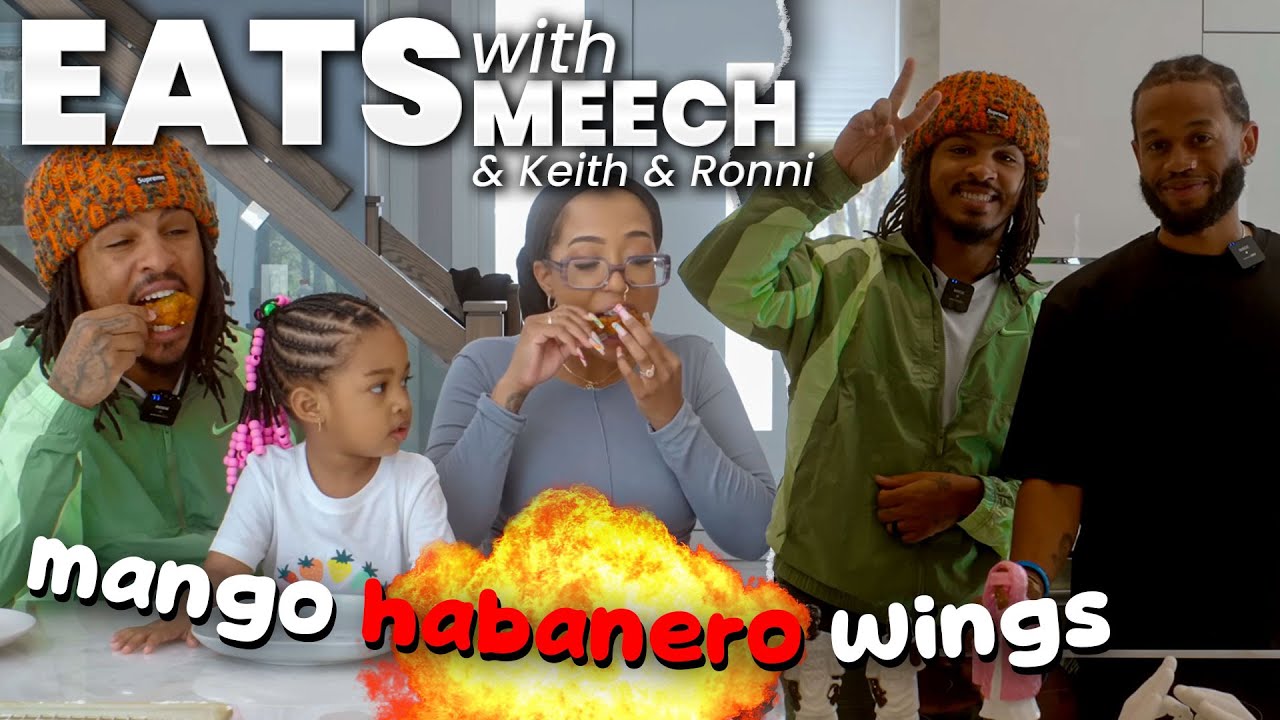 MANGO HABANERO WINGS W/ KEITH & RONNI LEE | EATS WITH MEECH